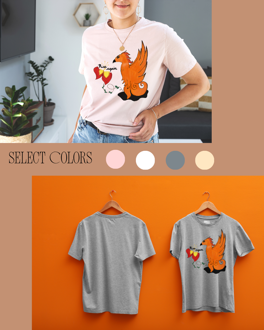 Phoenix Rise Again Shirt Design